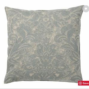 Francesca Embroidered Pillow Cover 24” Sq